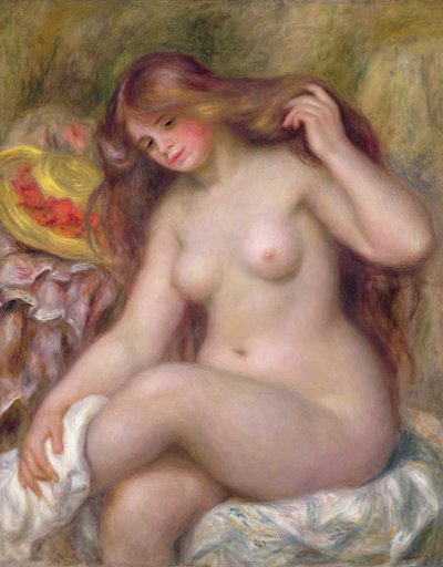 Bather by Pierre Auguste Renoir